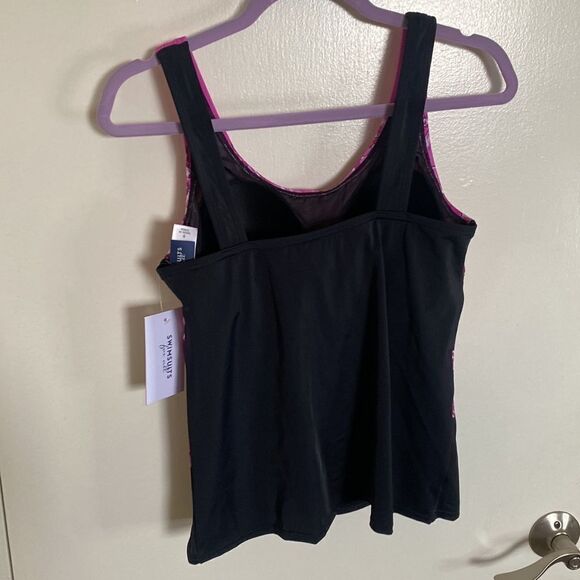 NWT CHLORINE RESISTANT LYCRA XTRA LIFE CLASSIC TANKINI TOP SWIMSUITS FOR ALL- 8 - Picture 7 of 12